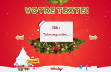 Carte voeux animée ecard entreprise HTML5 2024