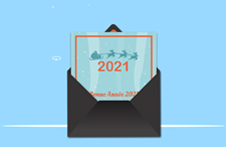 Carte voeux animée 2024 ecard entreprise HTML5